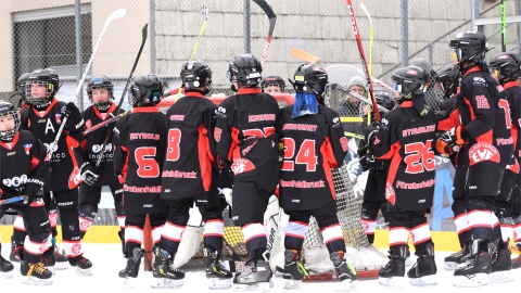 Am 01. Februar 2025 empfing die U11 des EVF den ERC Ingolstadt im Eisstadion der Amperoase.