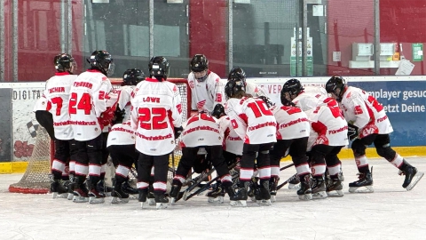 Die U13 des EVF beim Black Bears Cup 2025 in Freising