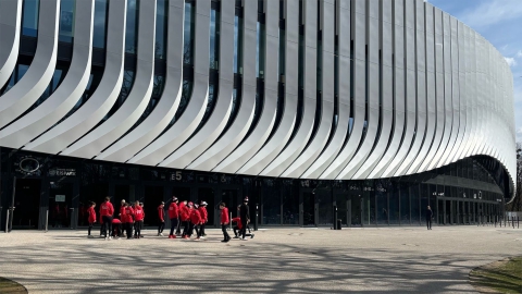 Die U13 des EVF am 30.03.2025 auf dem Weg zum Spiel gegen die Rookie Bulls München im SAP Garden